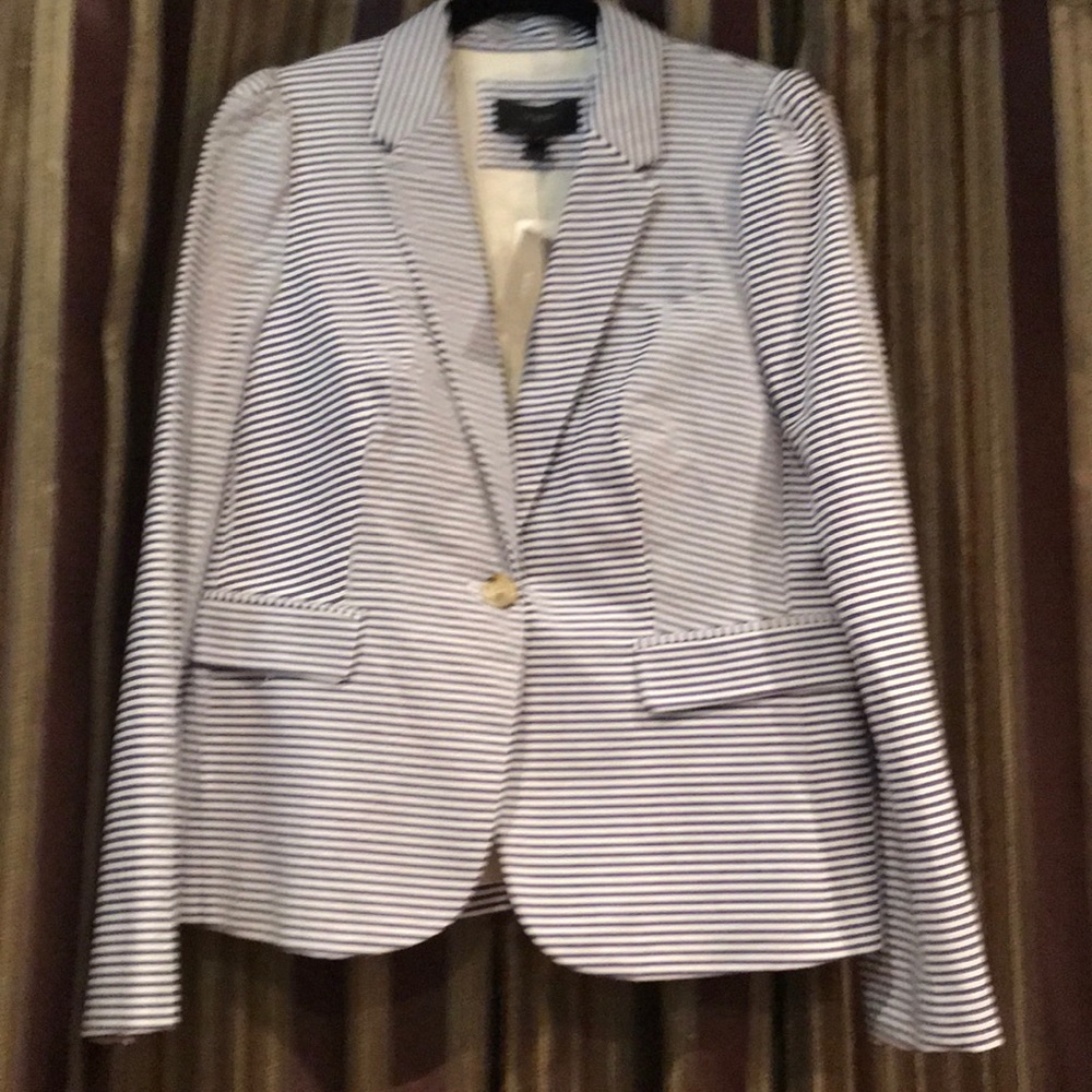 J.Crew pinstripe blazer in size 8